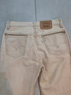 Men Levi's 646 Beige Flared W31 Jeans