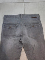 Men Trussardi Jeans Gray Slim W34 L32 Trousers