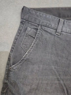 Men Trussardi Jeans Gray Slim W34 L32 Trousers