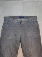 Men Trussardi Jeans Gray Slim W34 L32 Trousers