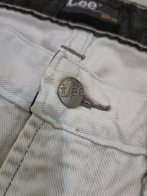 Men Lee Zed White Straight W33 L34 Jeans