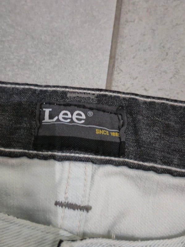Men Lee Zed White Straight W33 L34 Jeans
