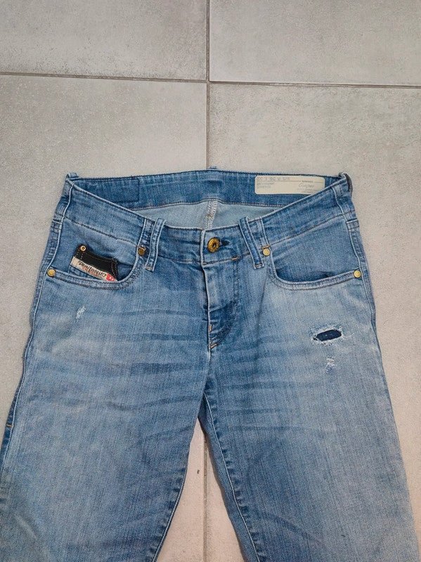 Women Diesel Grupee Blue Slim W26 L32 (EU 36/S) Jeans