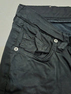 Women Fay Black Straight W26 (EU 36/S) Trousers
