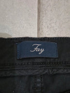 Women Fay Black Straight W26 (EU 36/S) Trousers