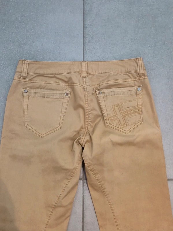 Women Napapijri Beige Straight (EU 40) Trousers
