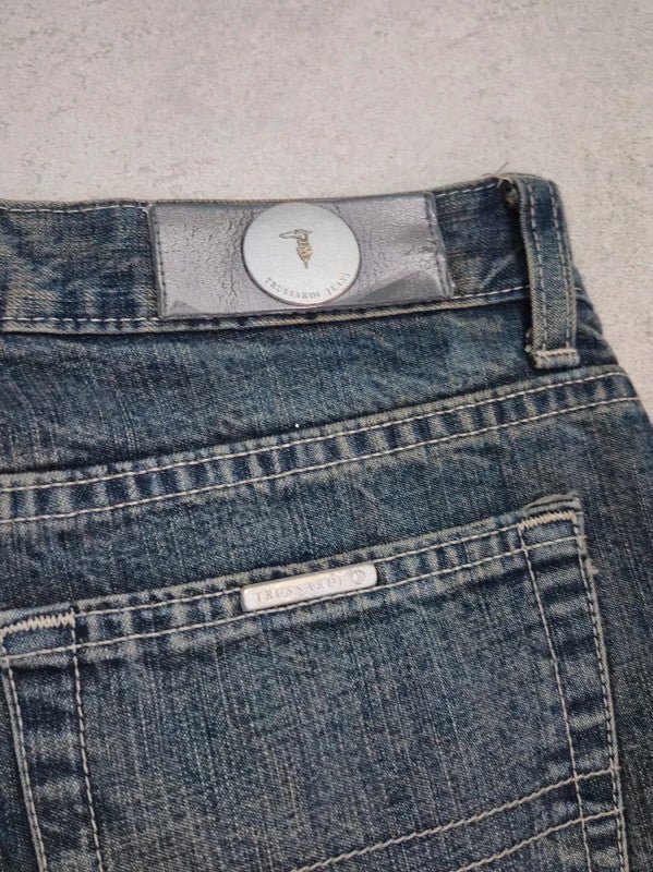 Women Trussardi Jeans Blue Straight W29 (EU 40) Jeans