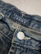 Women Trussardi Jeans Blue Straight W29 (EU 40) Jeans