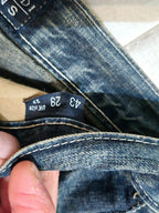 Women Trussardi Jeans Blue Straight W29 (EU 40) Jeans