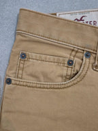 Men Hollister Beige Straight W32 L32 Jeans