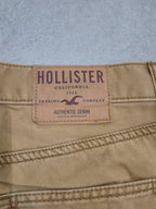 Men Hollister Beige Straight W32 L32 Jeans