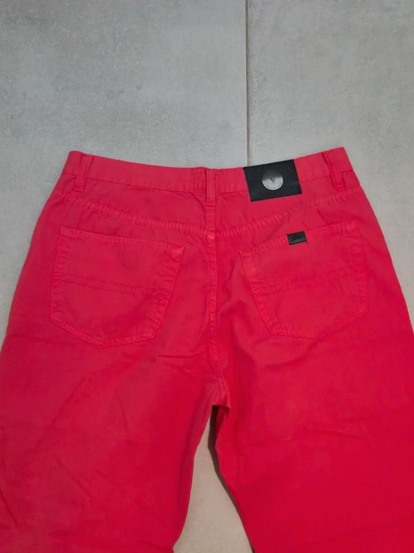 Men Trussardi Jeans Red Straight W35 Jeans