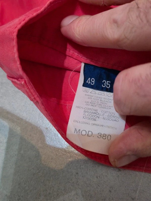 Men Trussardi Jeans Red Straight W35 Jeans