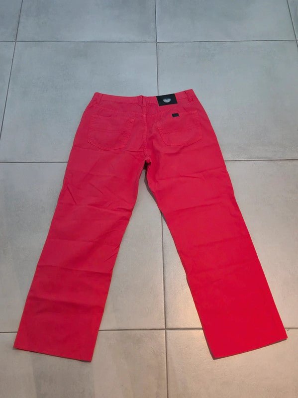 Men Trussardi Jeans Red Straight W35 Jeans