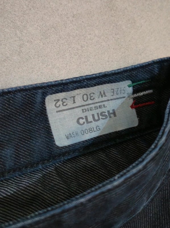 Women Diesel Clush Blue Straight W30 L32 (EU 40) Jeans