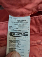 Women G - star Arc 3d Red Skinny W26 L32 (EU 36/S) Jeans