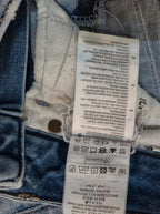 Women G - star Midge Zip Blue Skinny W26 L30 (EU 36/S) Jeans