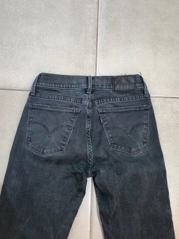 Women Levi's Black Skinny W25 (EU 34) Jeans