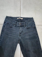 Women Levi's Black Skinny W25 (EU 34) Jeans
