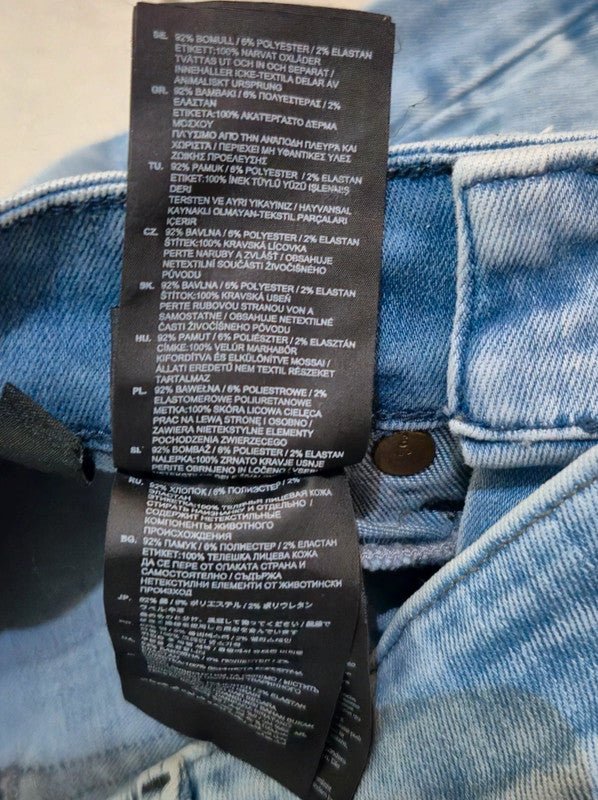 Women G - star Blue Skinny W26 L32 (EU 36/S) Jeans