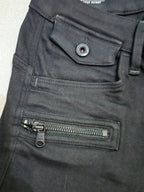 Women G - star Davin Zip Black Skinny W24 L32 (EU 34/XS) Jeans