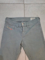 Women Diesel Livier Gray Skinny W25 (EU 34) Jeans