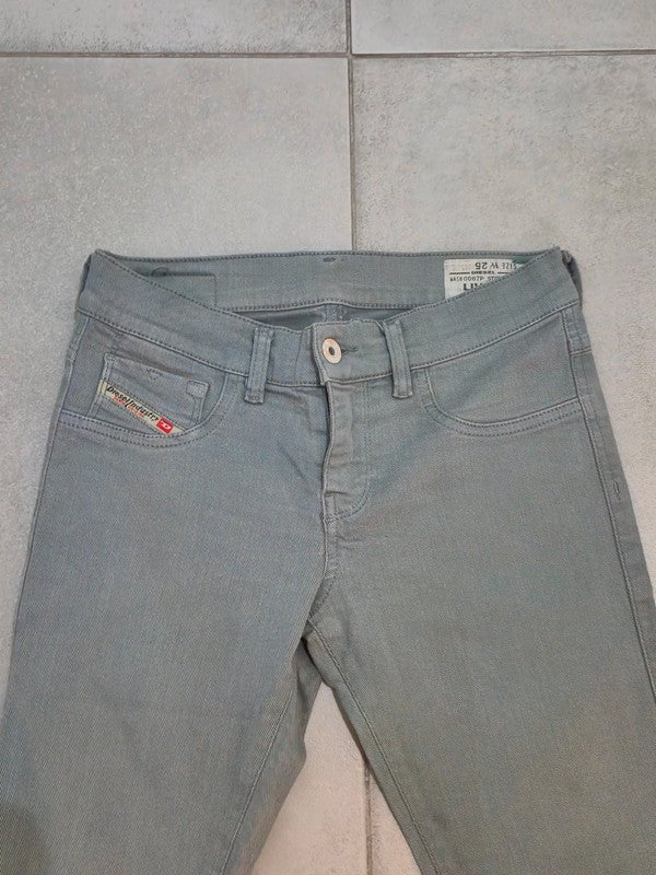 Women Diesel Livier Gray Skinny W25 (EU 34) Jeans