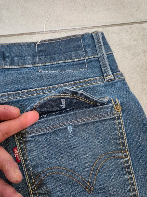Men Levi's Blue Straight W31 L32 Jeans