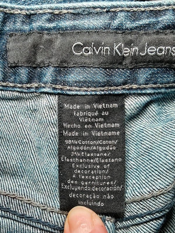 Women Calvin Klein Boyfriend Blue Boyfriend W28 (EU 38/M) Jeans