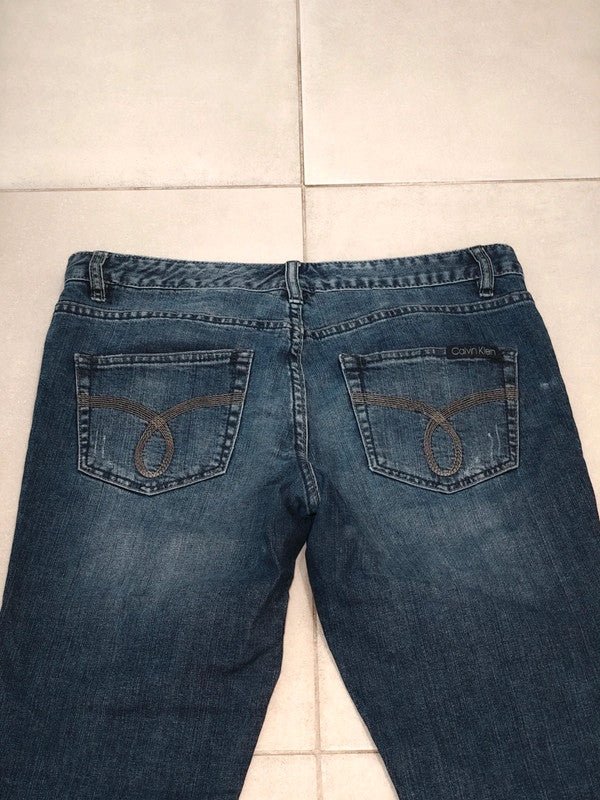 Women Calvin Klein Boyfriend Blue Boyfriend W28 (EU 38/M) Jeans