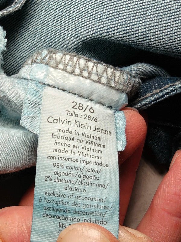 Women Calvin Klein Boyfriend Blue Boyfriend W28 (EU 38/M) Jeans