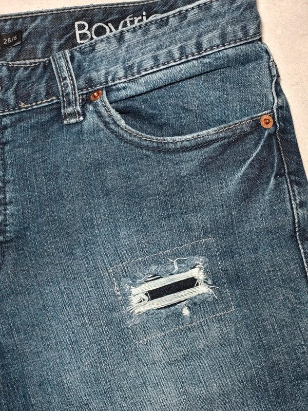 Women Calvin Klein Boyfriend Blue Boyfriend W28 (EU 38/M) Jeans