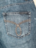 Women Calvin Klein Boyfriend Blue Boyfriend W28 (EU 38/M) Jeans