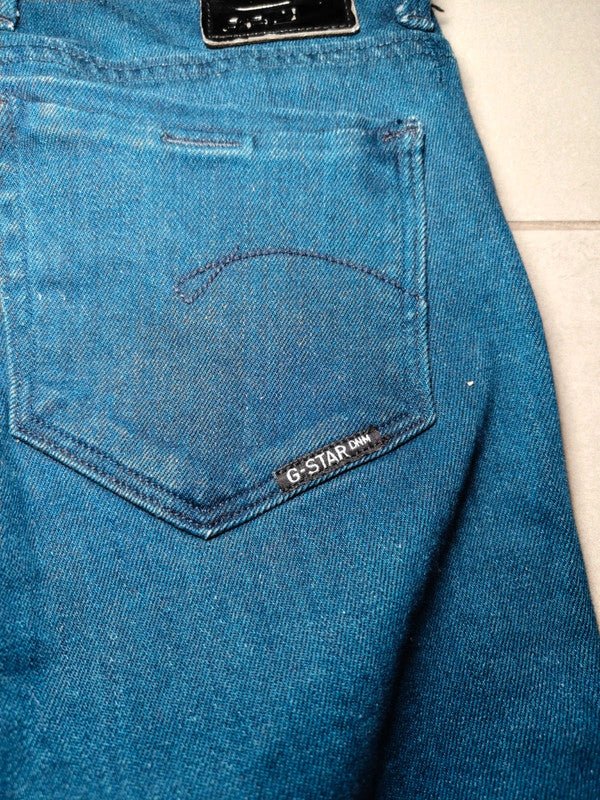 Women G - star Nova Midwaist Blue Skinny W26 L32 (EU 36/S) Jeans