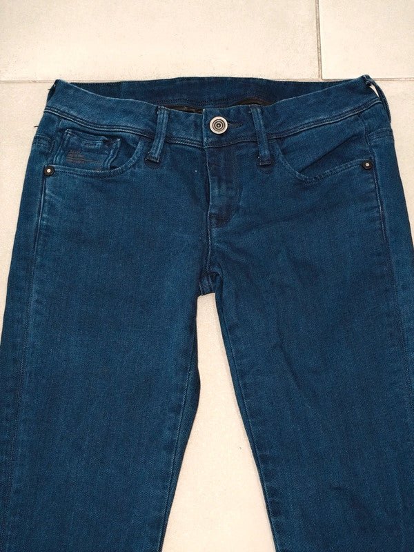 Women G - star Nova Midwaist Blue Skinny W26 L32 (EU 36/S) Jeans