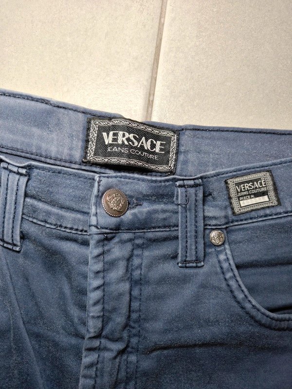 Women Versace Jeans Couture Vintage Blue Slim W32 (EU 40/M) Jeans