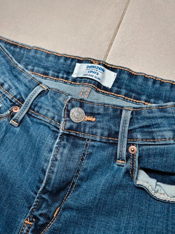 Women Denizen from Levi's Blue Slim W29 L32 (EU 40/M) Jeans
