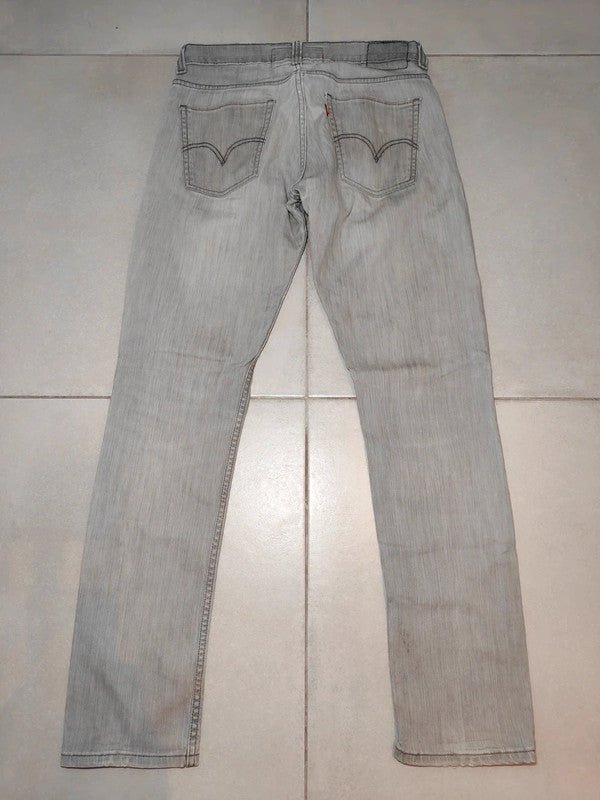 Men Levi's Gray Slim W33 L32 Jeans