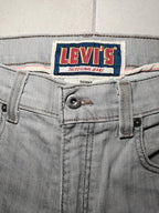 Men Levi's Gray Slim W33 L32 Jeans