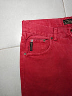 Men Wampum Gold Series Red Straight W34 Jeans