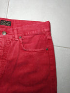 Men Wampum Gold Series Red Straight W34 Jeans