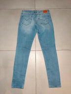 Women Levi's Levi’s 711 Skinny Blue Skinny W28 L30 (EU 38/M) Jeans