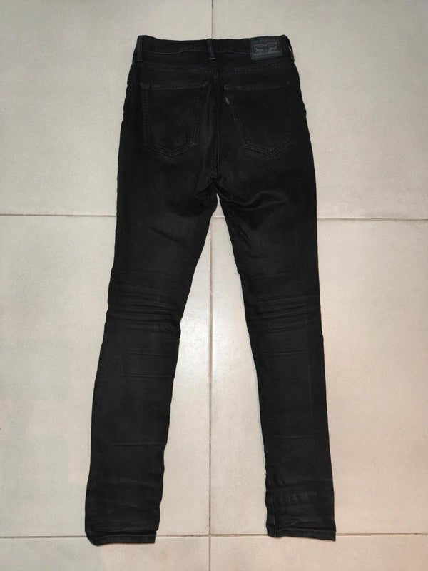 Women Levi's Black Skinny W28 L30 (EU 38/M) Jeans