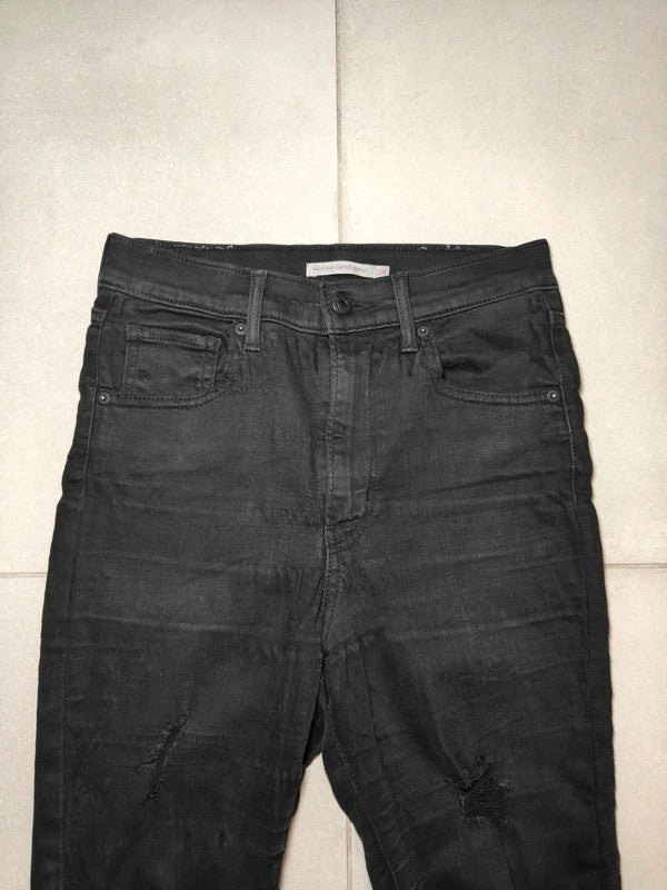 Women Levi's Black Skinny W28 L30 (EU 38/M) Jeans