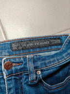 Women Armani Exchange Blue Skinny W25 (EU 34/XS) Jeans