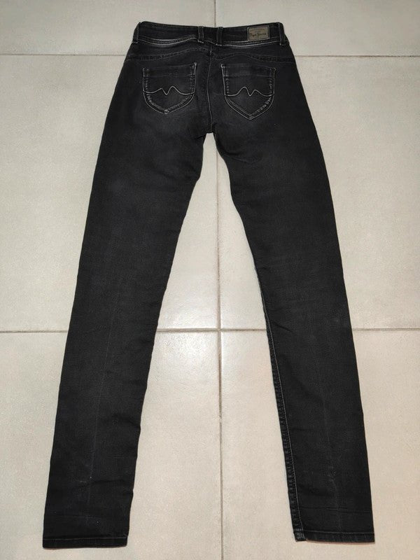 Women Pepe Jeans Gray Slim W25 L32 (EU 34/XS) Jeans