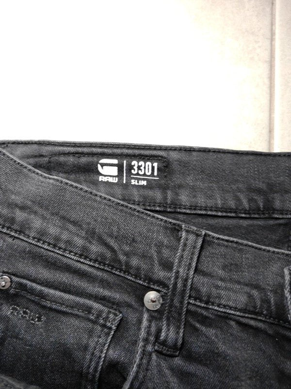 Men G - star 3301 Slim Z Gray Slim W29 L32 Jeans