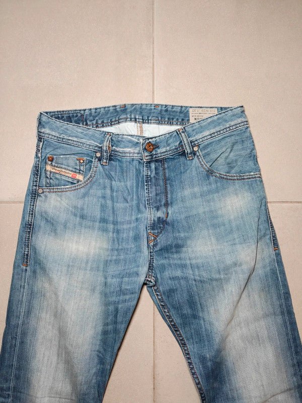 Men Diesel Krayver Blue Tapered W29 L32 Jeans