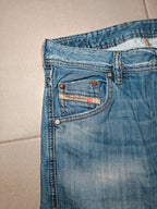 Men Diesel Krayver Blue Tapered W29 L32 Jeans