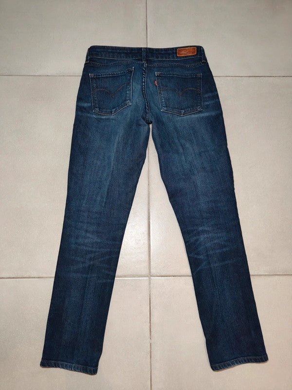Women Levi's Demi Curve Blue Slim W26 L32 (EU 36/S) Jeans